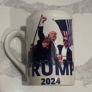 Custom trump  Ceramic Mug with Blue and Red Design